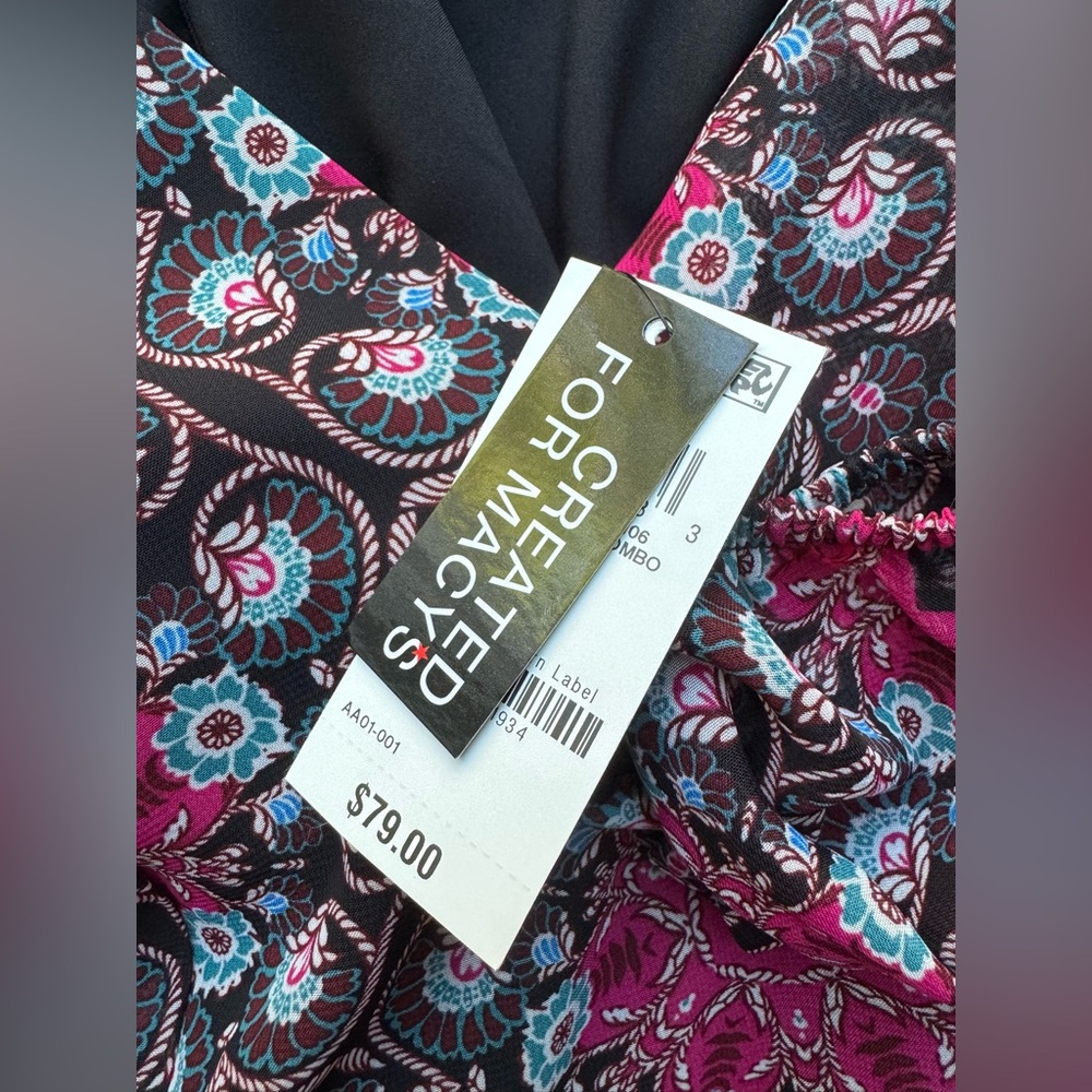 NWT INC Long Sleeved Dress XL - Picture 7 of 11